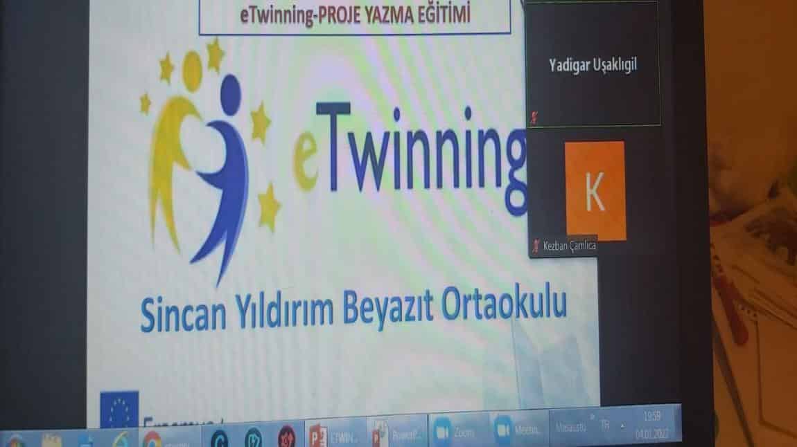 BAŞKENT ÖĞRETMEN ATÖLYELERİ PROJESİ KAPSAMINDA ETWİNNİNG-PROJE YAZMA EĞİTİMİ 